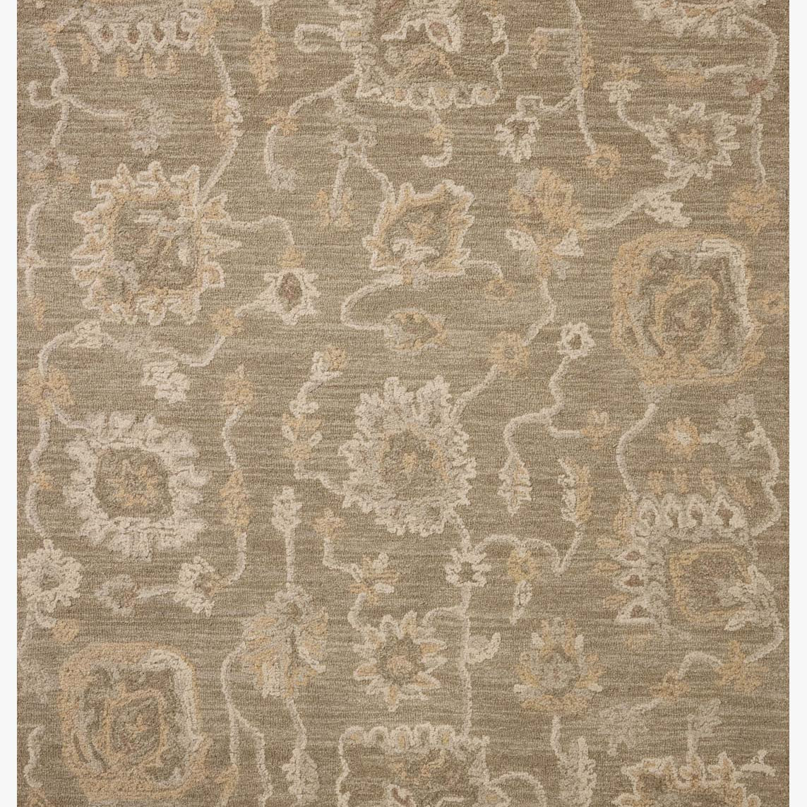 Chris Loves Julia x Loloi Dorothea Oak / Natural Rug White Cliff Studio Area Rugs