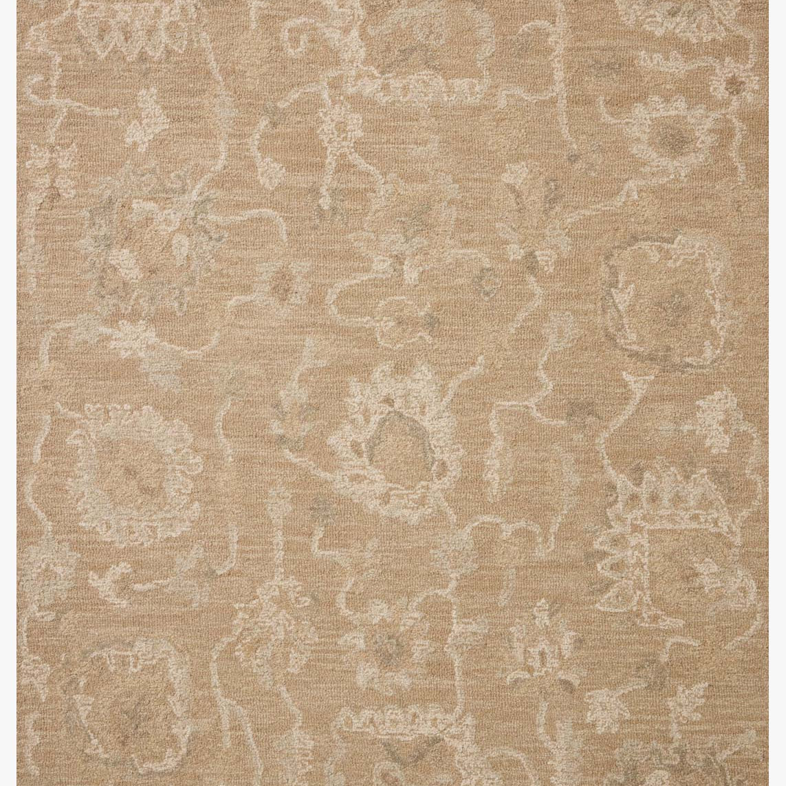 Chris Loves Julia x Loloi Dorothea Sand / Pebble Rug White Cliff Studio Area Rugs
