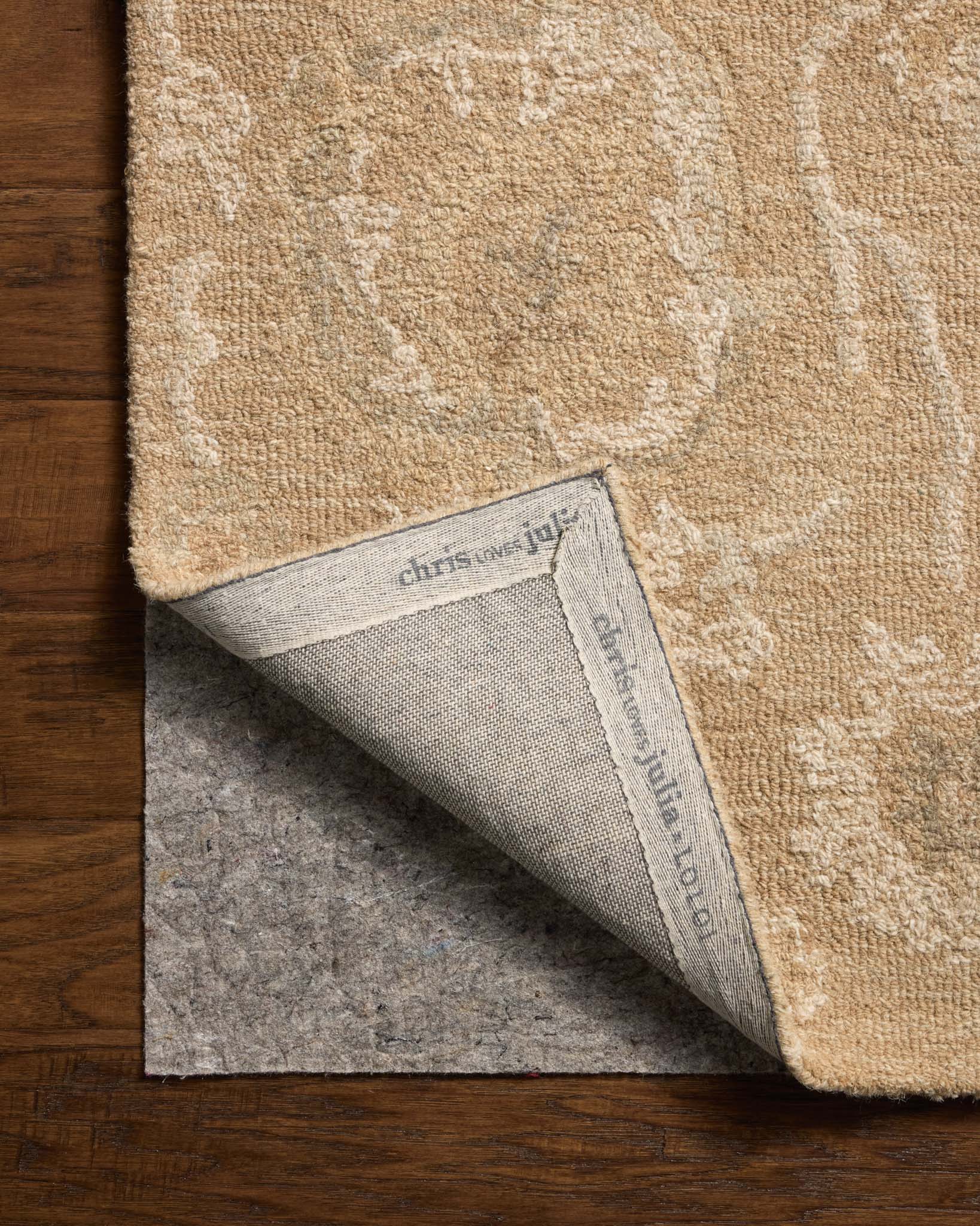 Chris Loves Julia x Loloi Dorothea Sand / Pebble Rug White Cliff Studio Area Rugs