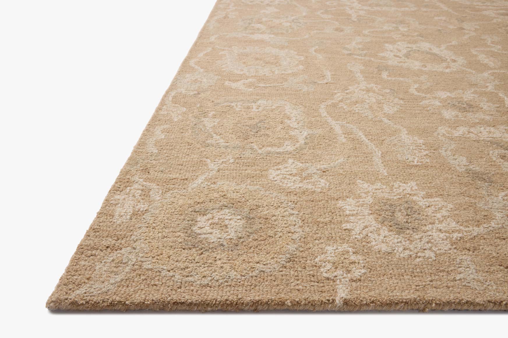 Chris Loves Julia x Loloi Dorothea Sand / Pebble Rug White Cliff Studio Area Rugs