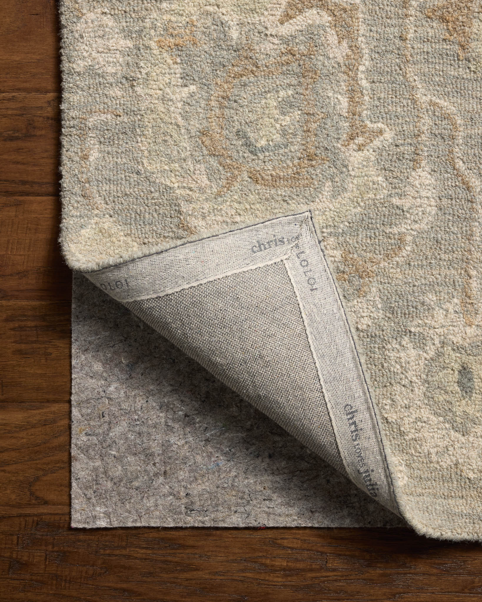 Chris Loves Julia x Loloi Dorothea Stone / Multi Rug White Cliff Studio Area Rugs
