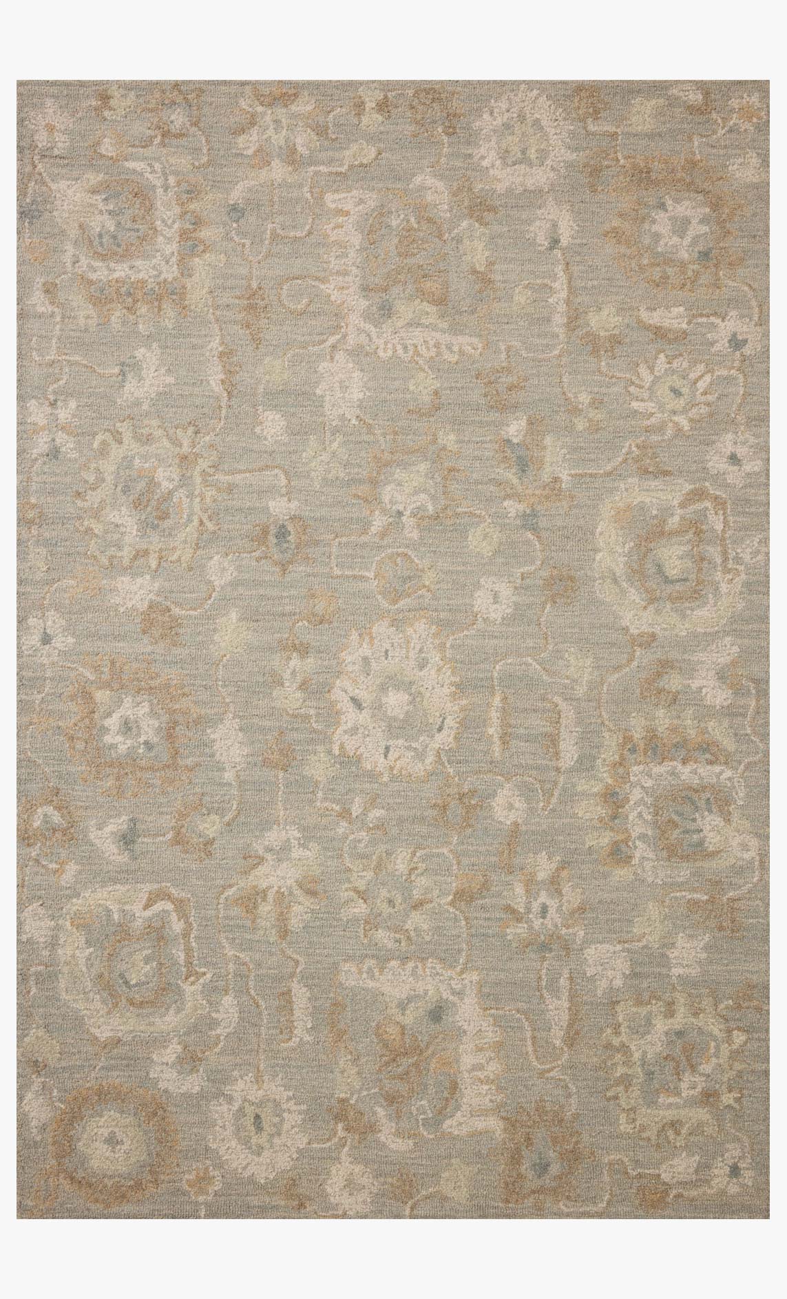 Chris Loves Julia x Loloi Dorothea Stone / Multi Rug White Cliff Studio Area Rugs