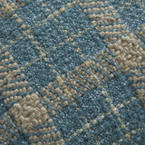 Chris Loves Julia x Loloi Earl Teal / Green 18'' x 18'' Cover w/Down Pillow White Cliff Studio Throw Pillows