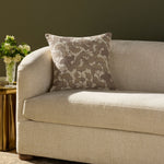 Chris Loves Julia x Loloi Fawn Ivory / Silver 20'' x 20'' Pillow White Cliff Studio Throw Pillows