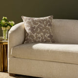 Chris Loves Julia x Loloi Fawn Ivory / Silver 20'' x 20'' Pillow White Cliff Studio Throw Pillows
