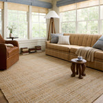 Chris Loves Julia x Loloi Fern Ivory / Beige 18'' x 18'' Cover w/Down Pillow