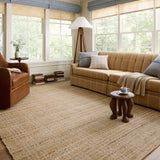 Chris Loves Julia x Loloi Fern Ivory / Beige 18'' x 18'' Cover w/Down Pillow