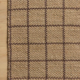 Chris Loves Julia x Loloi Fletcher Natural / Brown 18" x 18" Sample Rug White Cliff Studio Area Rugs