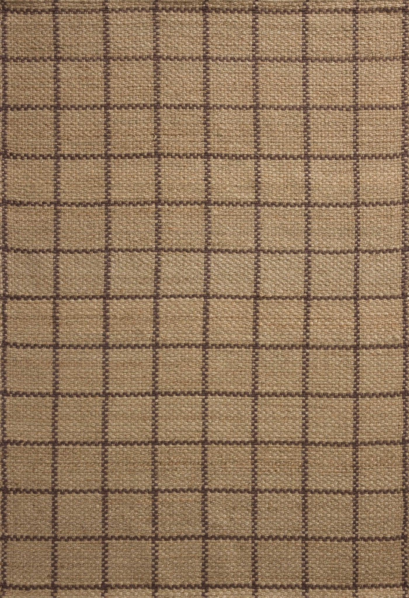Chris Loves Julia x Loloi Fletcher Natural / Brown 18" x 18" Sample Rug White Cliff Studio Area Rugs