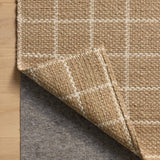 Chris Loves Julia x Loloi Fletcher Natural / Ivory 18" x 18" Sample Rug White Cliff Studio Area Rugs