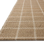 Chris Loves Julia x Loloi Fletcher Natural / Ivory 18" x 18" Sample Rug White Cliff Studio Area Rugs