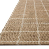 Chris Loves Julia x Loloi Fletcher Natural / Ivory 18" x 18" Sample Rug White Cliff Studio Area Rugs