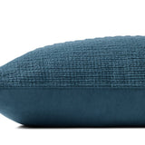 Chris Loves Julia x Loloi Harvey Blue 12'' x 27'' Cover Only White Cliff Studio Throw Pillows