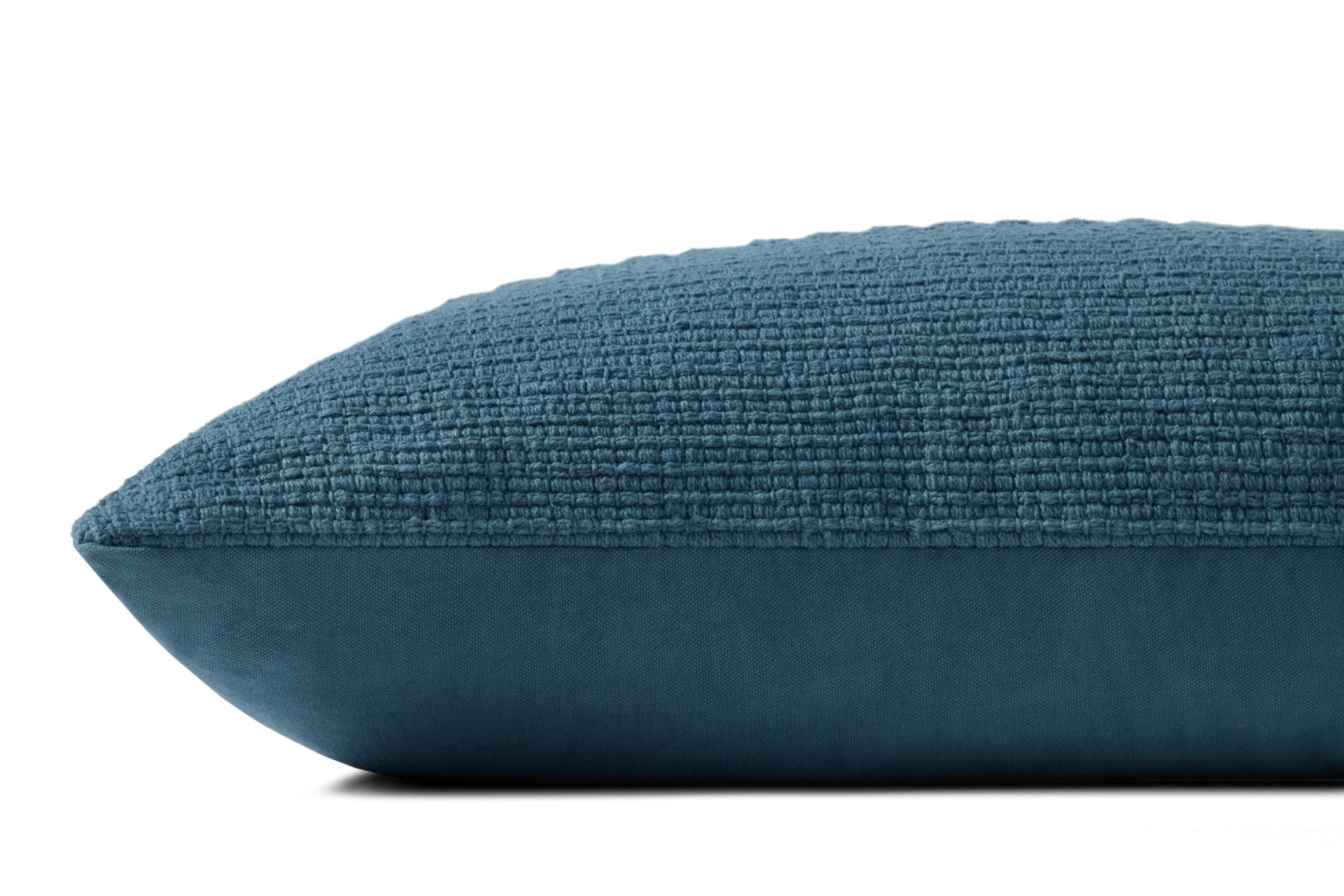 Chris Loves Julia x Loloi Harvey Blue 12'' x 27'' Cover Only White Cliff Studio Throw Pillows