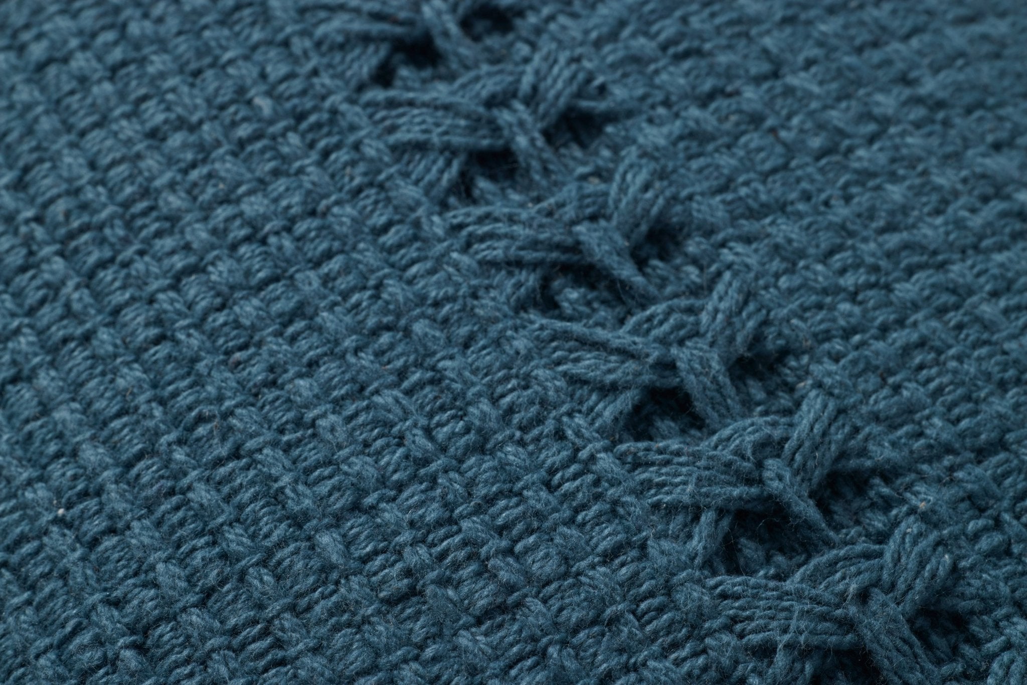 Chris Loves Julia x Loloi Harvey Blue 12'' x 27'' Cover Only White Cliff Studio Throw Pillows