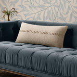 Chris Loves Julia x Loloi Harvey Ivory 12'' x 27'' Cover w/Down Pillow