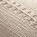 Chris Loves Julia x Loloi Harvey Ivory 12'' x 27'' Cover w/Down Pillow