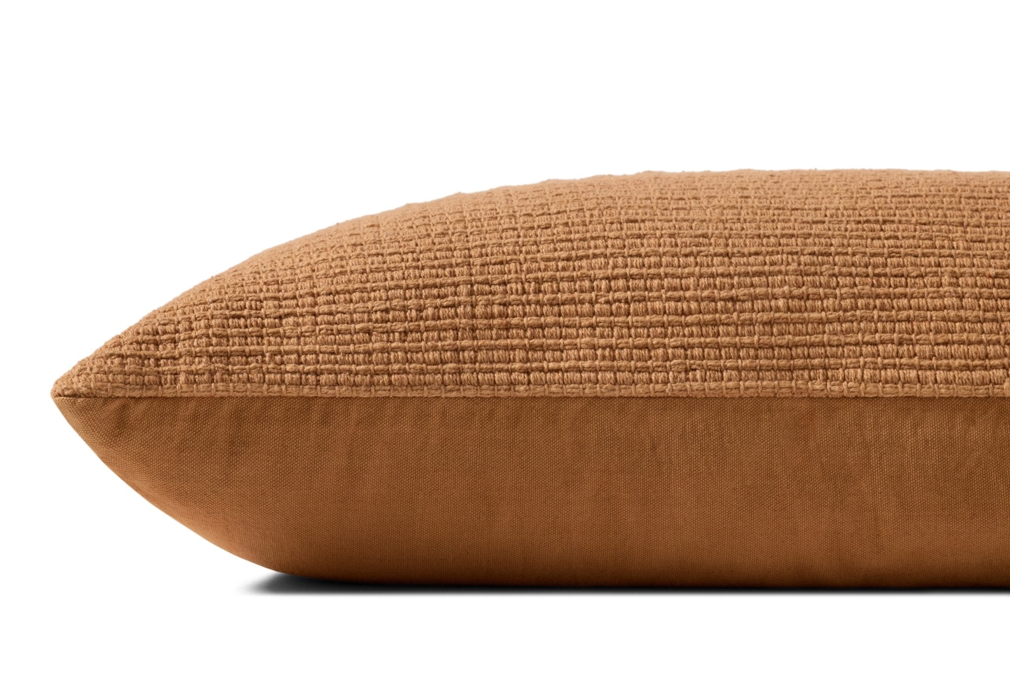 Chris Loves Julia x Loloi Harvey Orange 12'' x 27'' Cover Only White Cliff Studio Throw Pillows