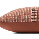 Chris Loves Julia x Loloi Harvey Rust / Multi 18'' x 18'' Cover w/Down Pillow White Cliff Studio Throw Pillows