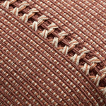 Chris Loves Julia x Loloi Harvey Rust / Multi 18'' x 18'' Cover w/Down Pillow White Cliff Studio Throw Pillows