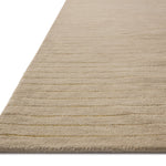 Chris Loves Julia x Loloi Henry Beige / Wheat 18" x 18" Sample Rug White Cliff Studio Area Rugs
