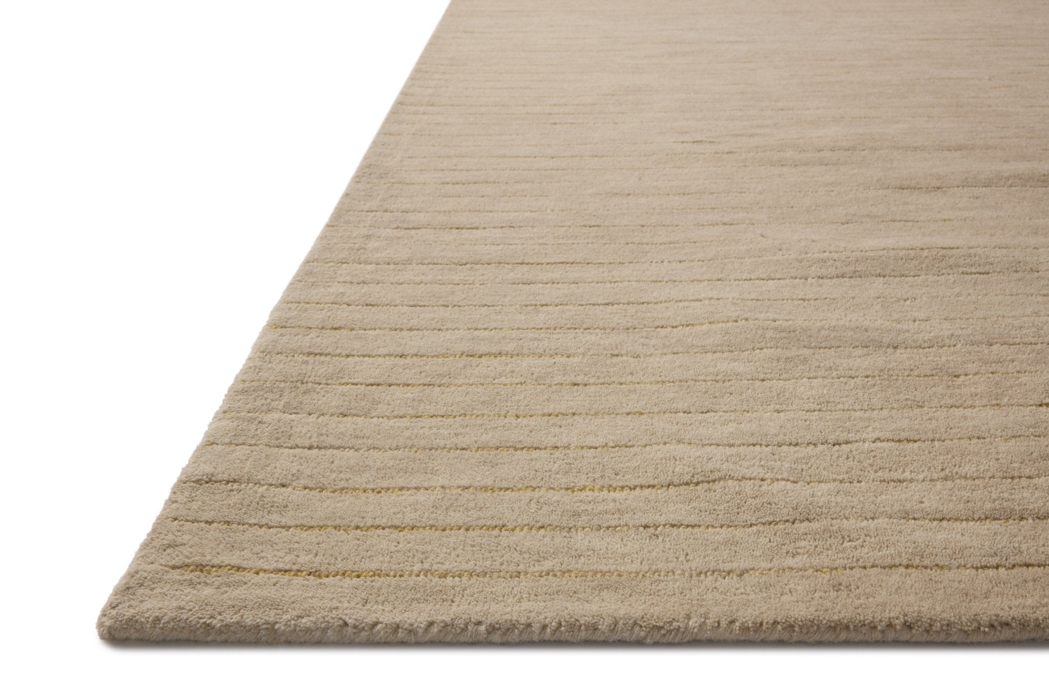 Chris Loves Julia x Loloi Henry Beige / Wheat 18" x 18" Sample Rug White Cliff Studio Area Rugs
