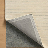 Chris Loves Julia x Loloi Henry Ivory / Dove 18" x 18" Sample Rug White Cliff Studio Area Rugs