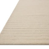 Chris Loves Julia x Loloi Henry Ivory / Dove 18" x 18" Sample Rug White Cliff Studio Area Rugs