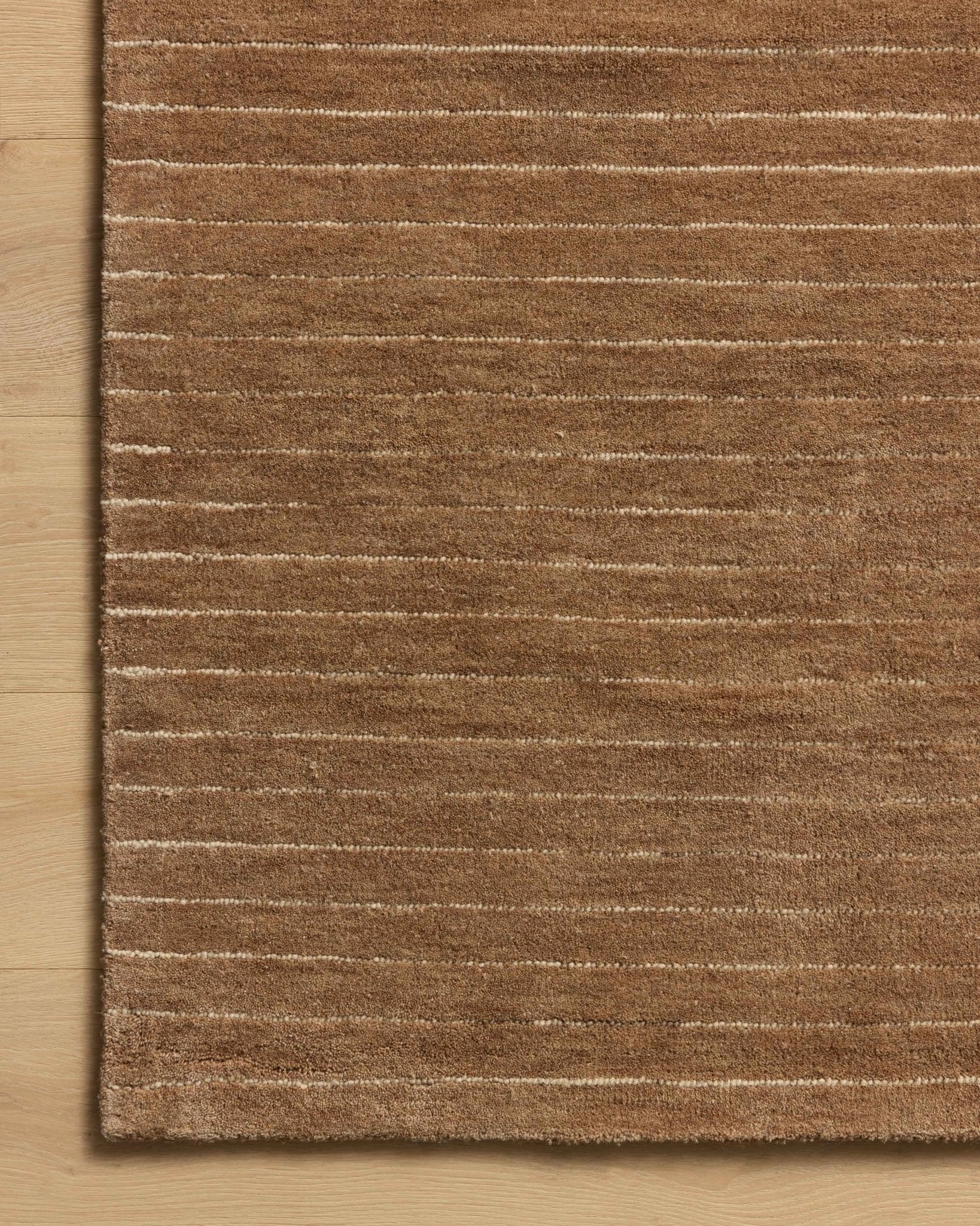 Chris Loves Julia x Loloi Henry Rust / Natural 18" x 18" Sample Rug White Cliff Studio Area Rugs