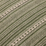 Chris Loves Julia x Loloi Howie Green / Natural 22'' x 22'' Cover Only White Cliff Studio Throw Pillows