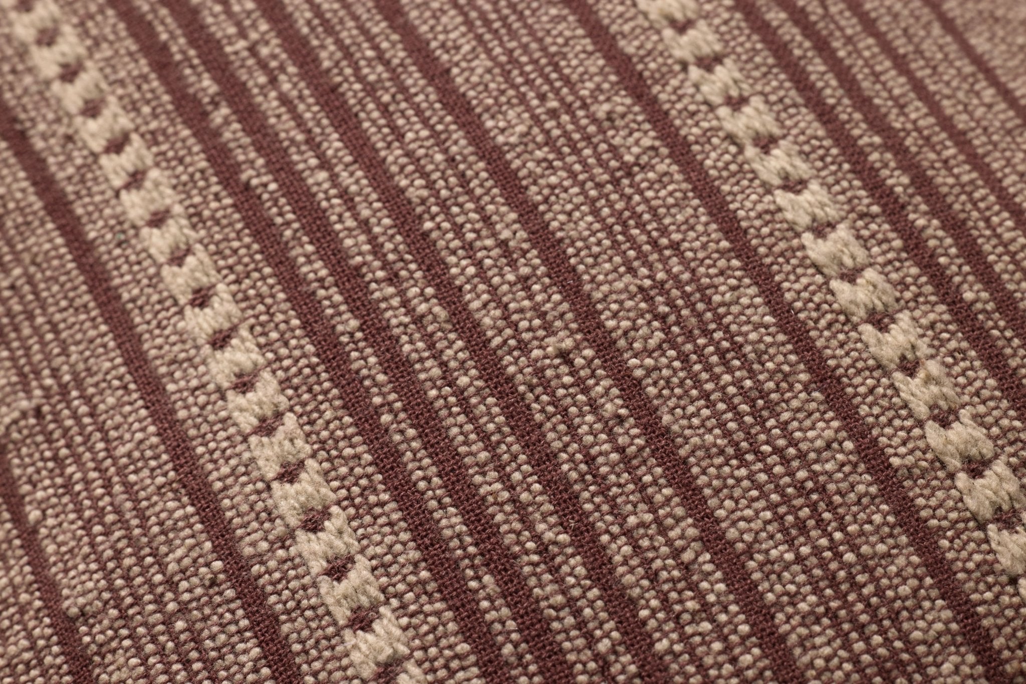 Chris Loves Julia x Loloi Howie Wine / Natural 13'' x 21'' Cover Only White Cliff Studio Throw Pillows