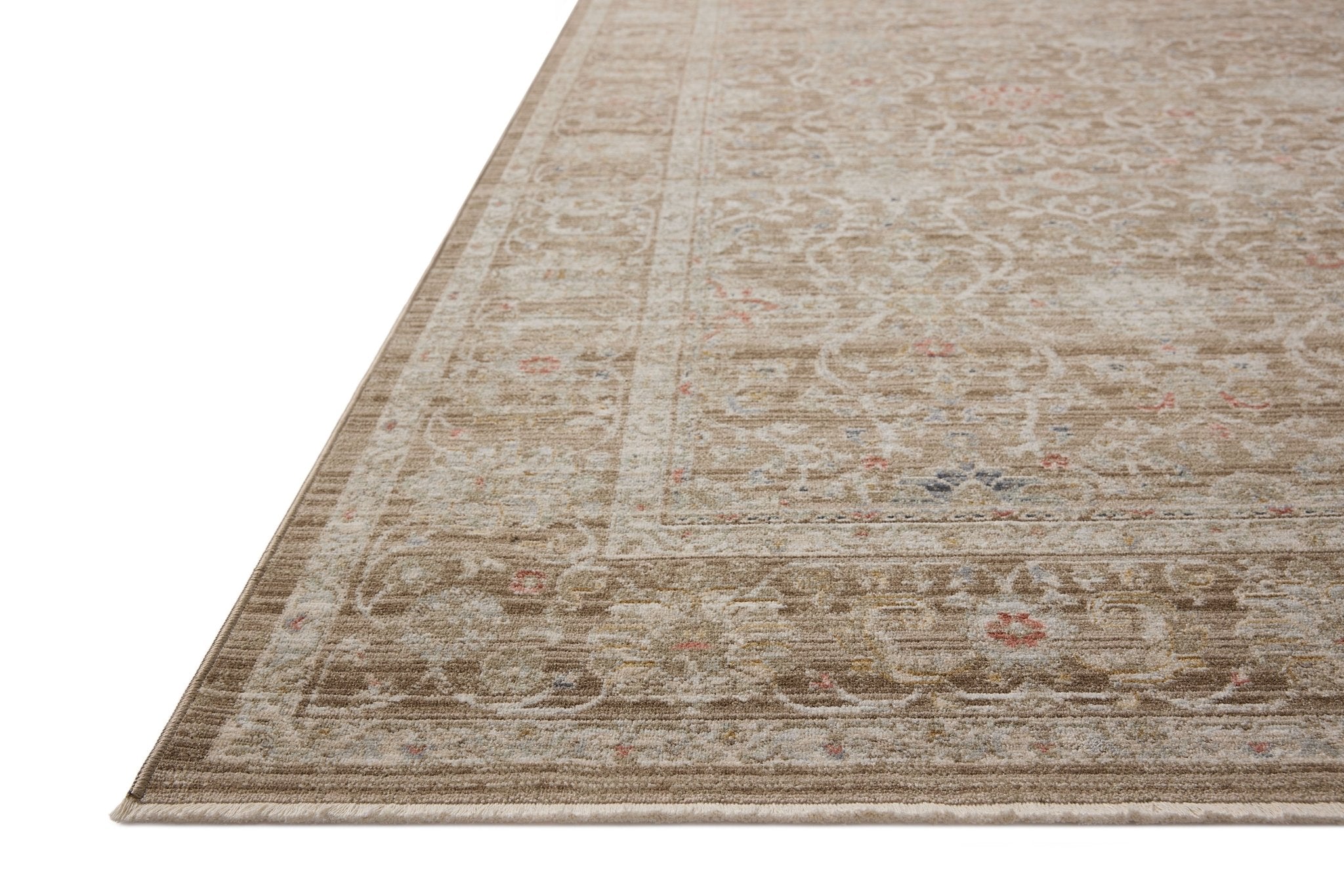 Chris Loves Julia x Loloi Ida Bark / Multi 11' - 6" x 15' - 6" Area Rug White Cliff Studio Area Rugs