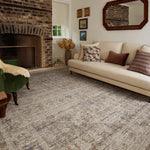 Chris Loves Julia x Loloi Ida Slate / Natural 11' - 6" x 15' - 6" Area Rug White Cliff Studio Area Rugs