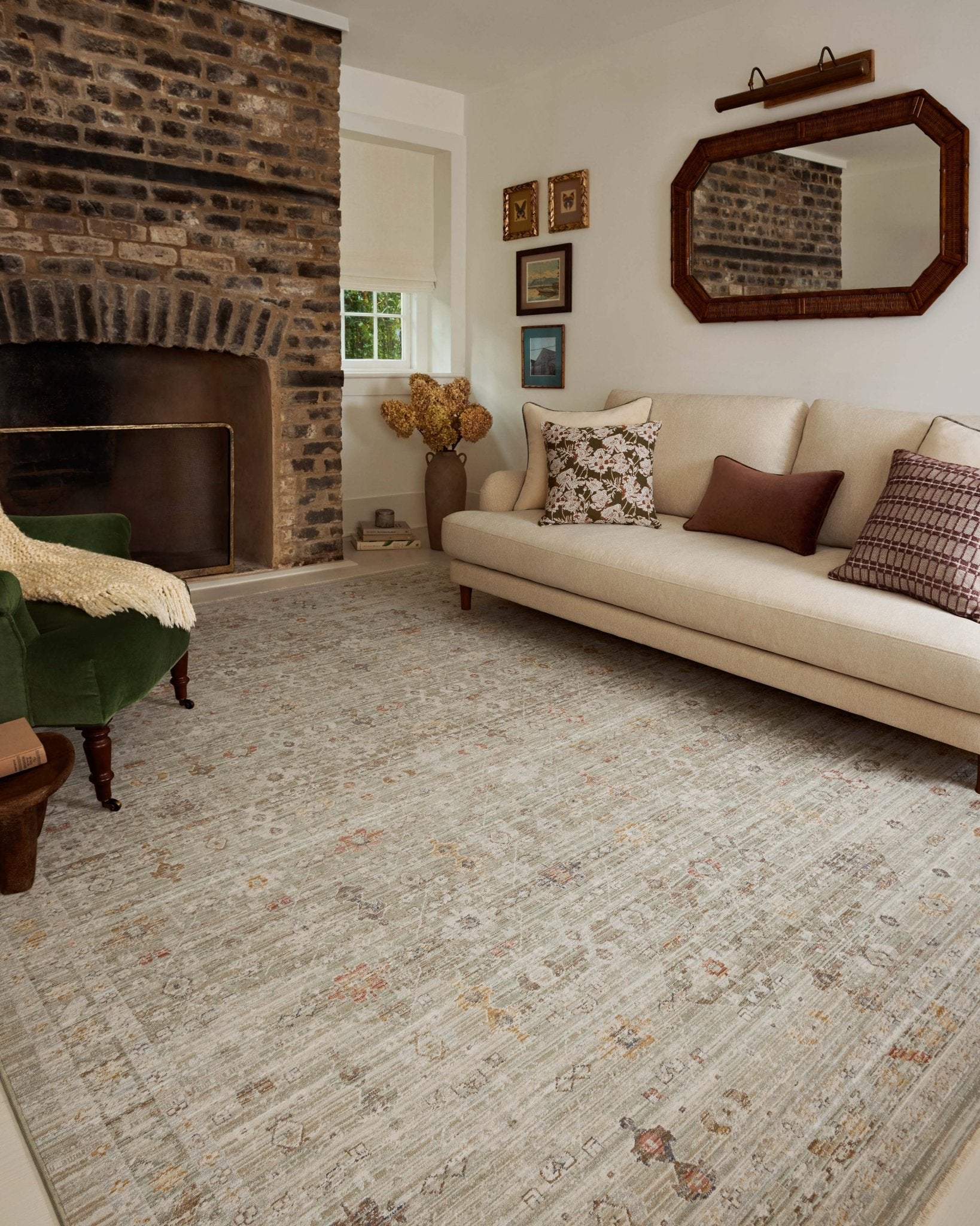 Chris Loves Julia x Loloi Ida Spa / Multi 11' - 6" x 15' - 6" Area Rug White Cliff Studio Area Rugs