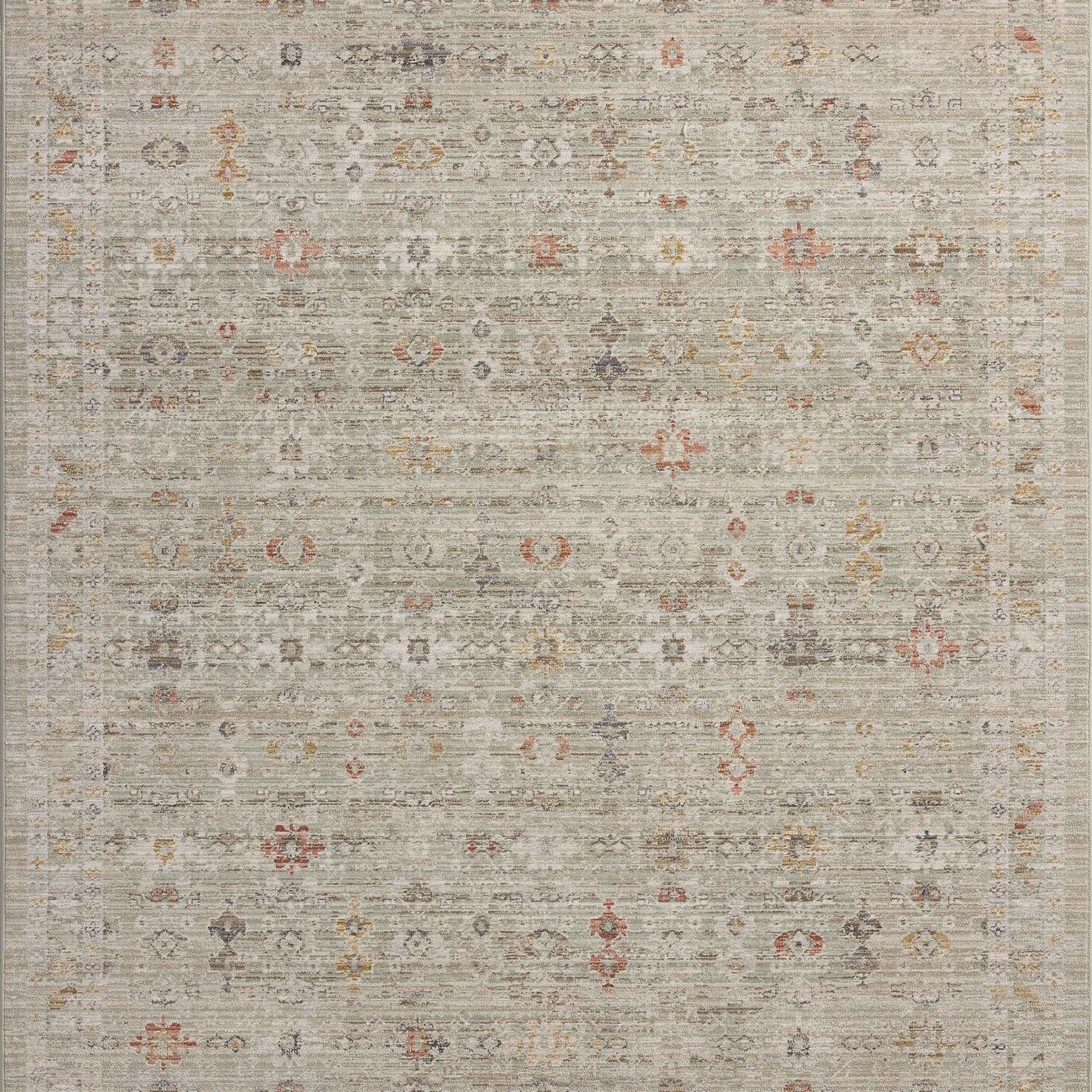 Chris Loves Julia x Loloi Ida Spa / Multi 11' - 6" x 15' - 6" Area Rug White Cliff Studio Area Rugs