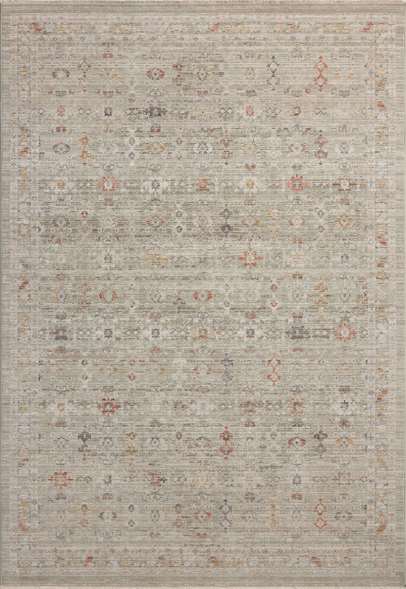 Chris Loves Julia x Loloi Ida Spa / Multi 11' - 6" x 15' - 6" Area Rug White Cliff Studio Area Rugs