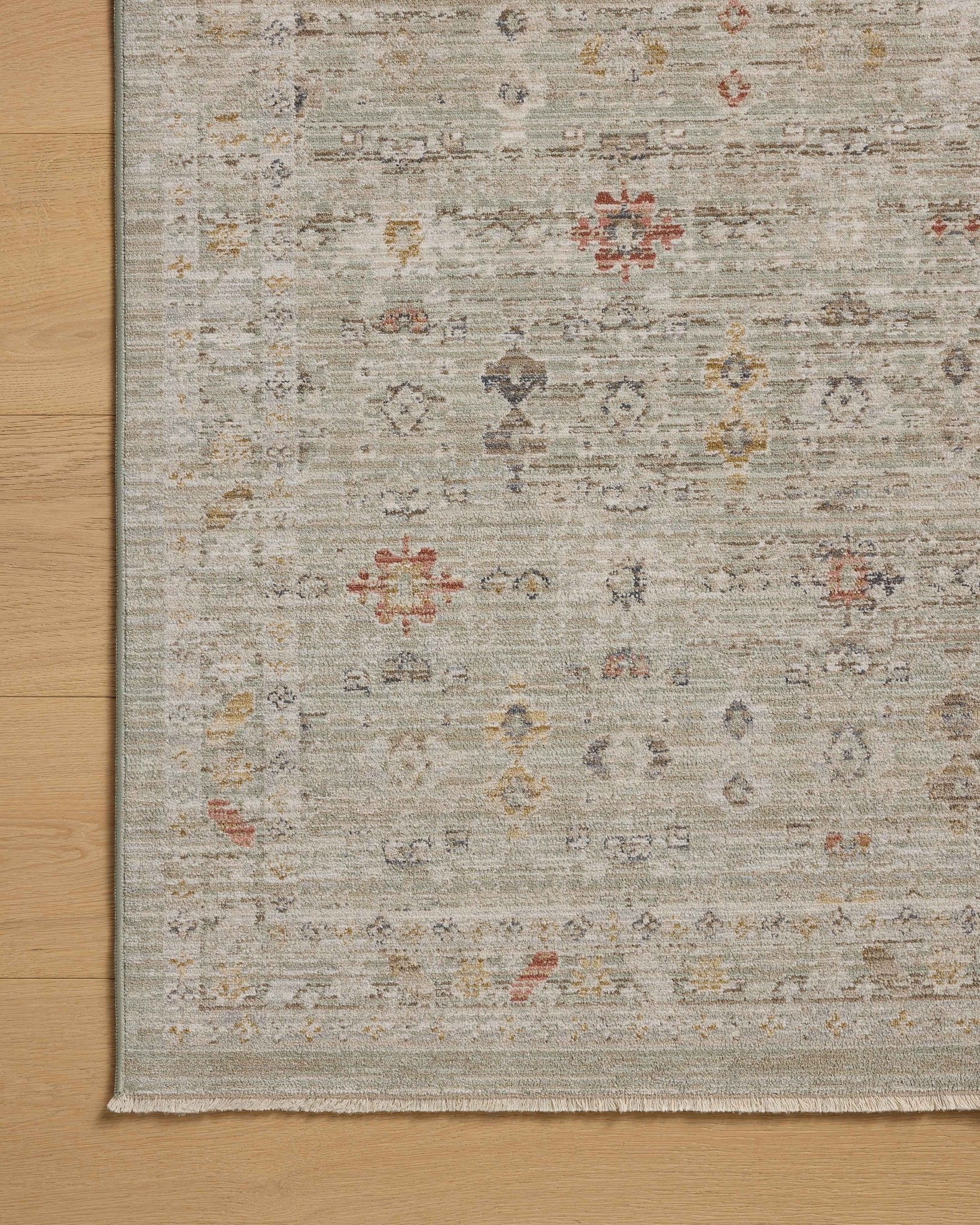 Chris Loves Julia x Loloi Ida Spa / Multi 11' - 6" x 15' - 6" Area Rug White Cliff Studio Area Rugs