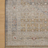 Chris Loves Julia x Loloi Ida Stone / Gold 11' - 6" x 15' - 6" Area Rug White Cliff Studio Area Rugs