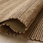 Chris Loves Julia x Loloi Judy Natural / Chocolate Rug