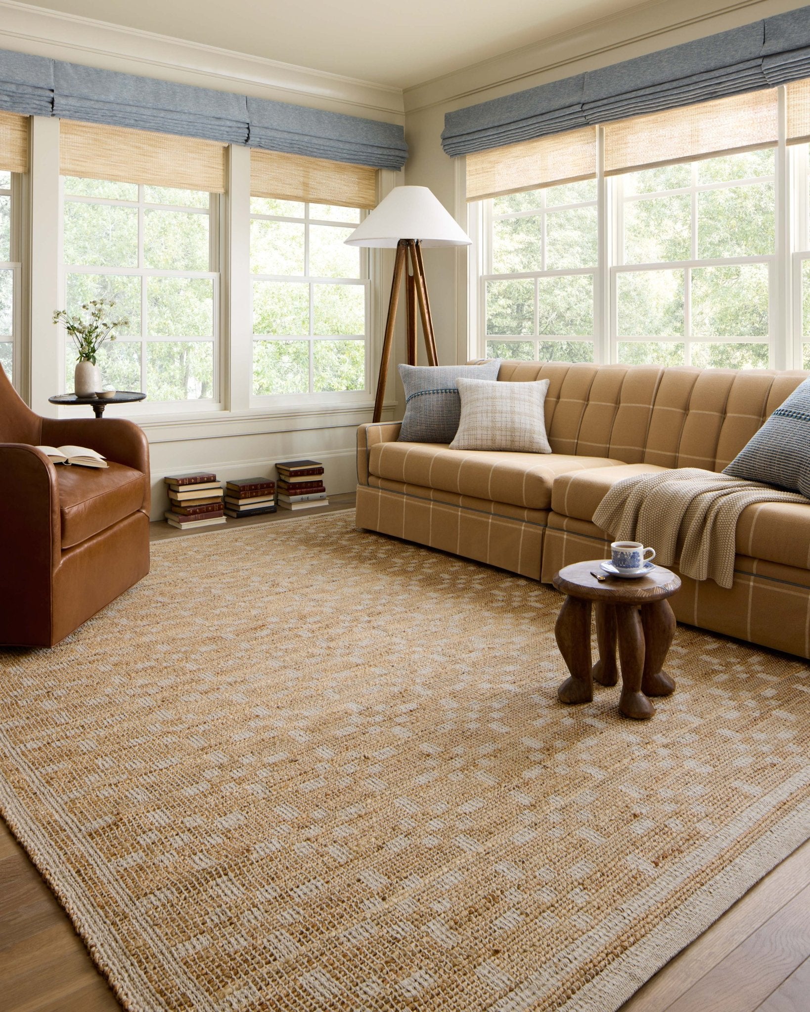 Chris Loves Julia x Loloi Judy Natural / Ivory Rug