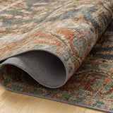 Chris Loves Julia x Loloi Jules Ocean / Spice Rug White Cliff Studio Area Rugs