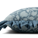 Chris Loves Julia x Loloi Kathleen Blue 18'' x 18'' Cover Only White Cliff Studio Throw Pillows