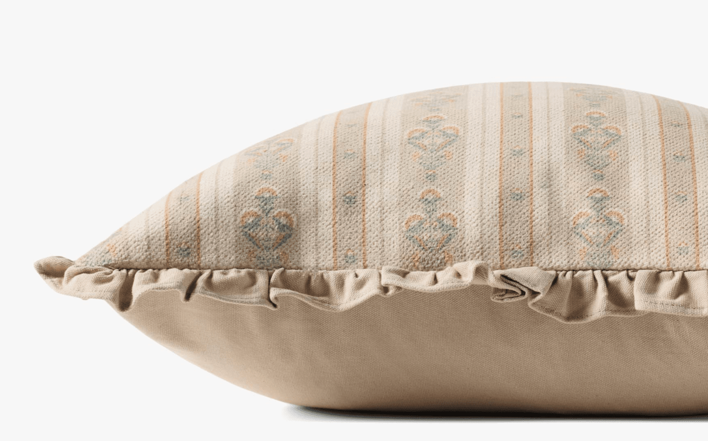 Chris Loves Julia x Loloi Liesel Ivory / Multi Pillow White Cliff Studio Pillow