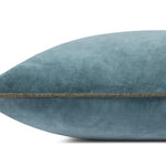 Chris Loves Julia x Loloi Liza Blue 22'' x 22'' Cover Only Pillow White Cliff Studio Throw Pillows