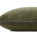 Chris Loves Julia x Loloi Liza Green 16'' x 26'' Cover Only Pillow White Cliff Studio Throw Pillows