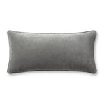 Chris Loves Julia x Loloi Liza Grey 12'' x 27'' Pillow