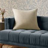 Chris Loves Julia x Loloi Liza Ivory 22'' x 22'' Cover Only Pillow White Cliff Studio Throw Pillows