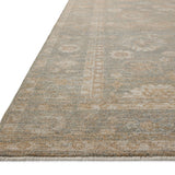 Chris Loves Julia x Loloi Louisa Lagoon / Ivory 11' - 6" x 15' - 7" Area Rug White Cliff Studio Area Rugs