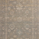 Chris Loves Julia x Loloi Louisa Lagoon / Ivory 11' - 6" x 15' - 7" Area Rug White Cliff Studio Area Rugs
