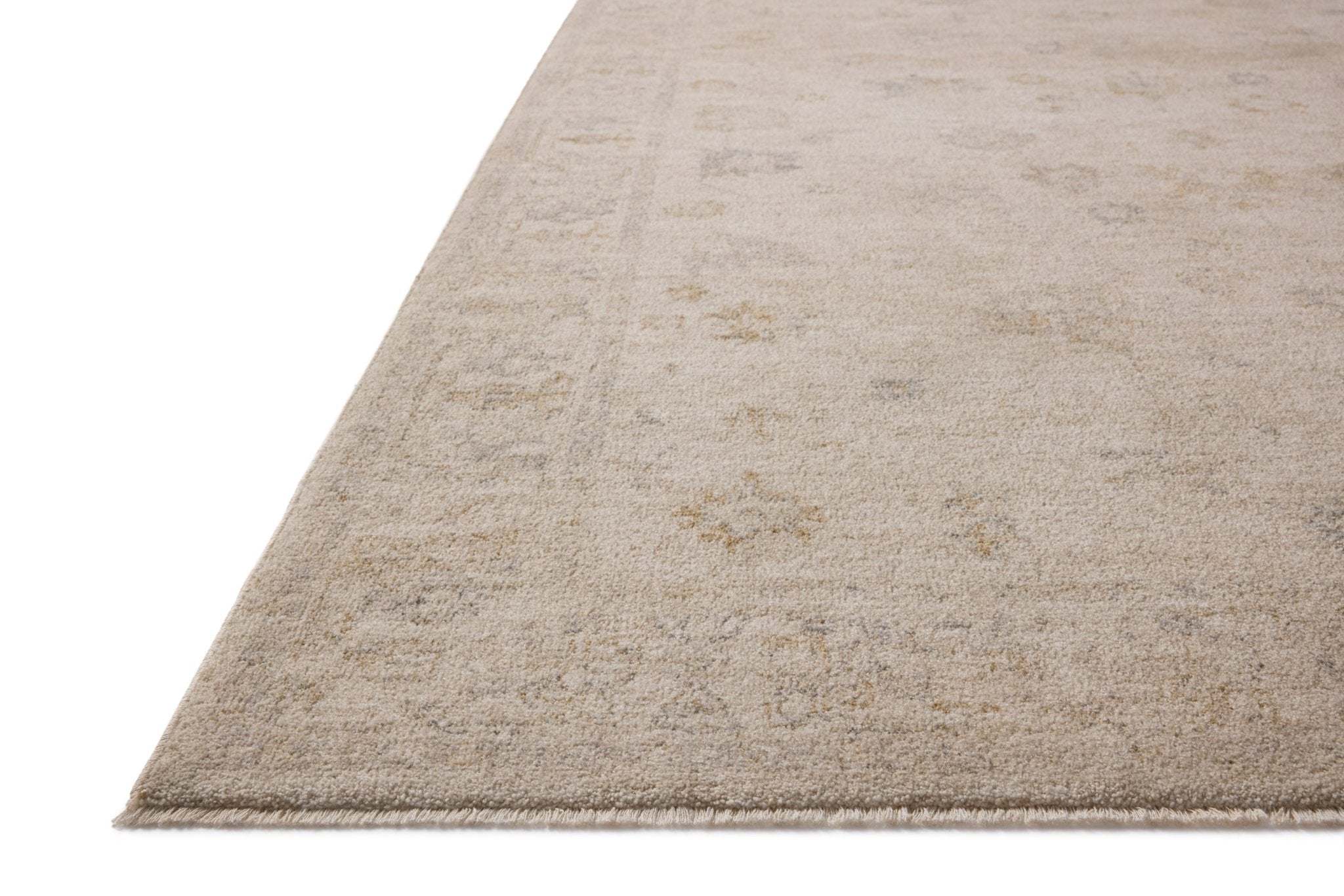 Chris Loves Julia x Loloi Louisa Oatmeal / Stone 11' - 6" x 15' - 7" Area Rug White Cliff Studio Area Rugs